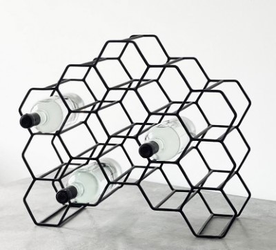 xlboom honeycomb design bottle rack
