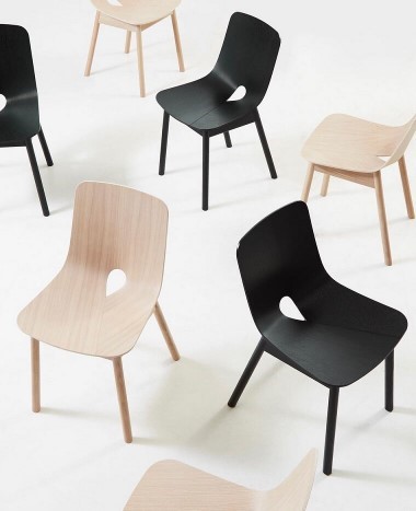 Mono woud design houten stoel