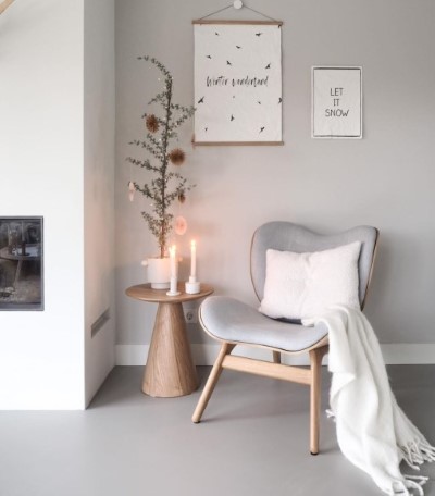 Scandinavian design armchair with conversation piece umage