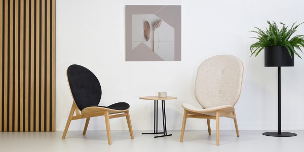 Skandinavischer Design-Sessel Harmonia mit hoher Rückenlehne Take Me Home